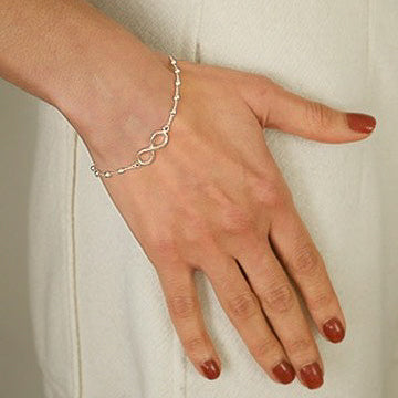 Infinity Bead – Silver Bracelet