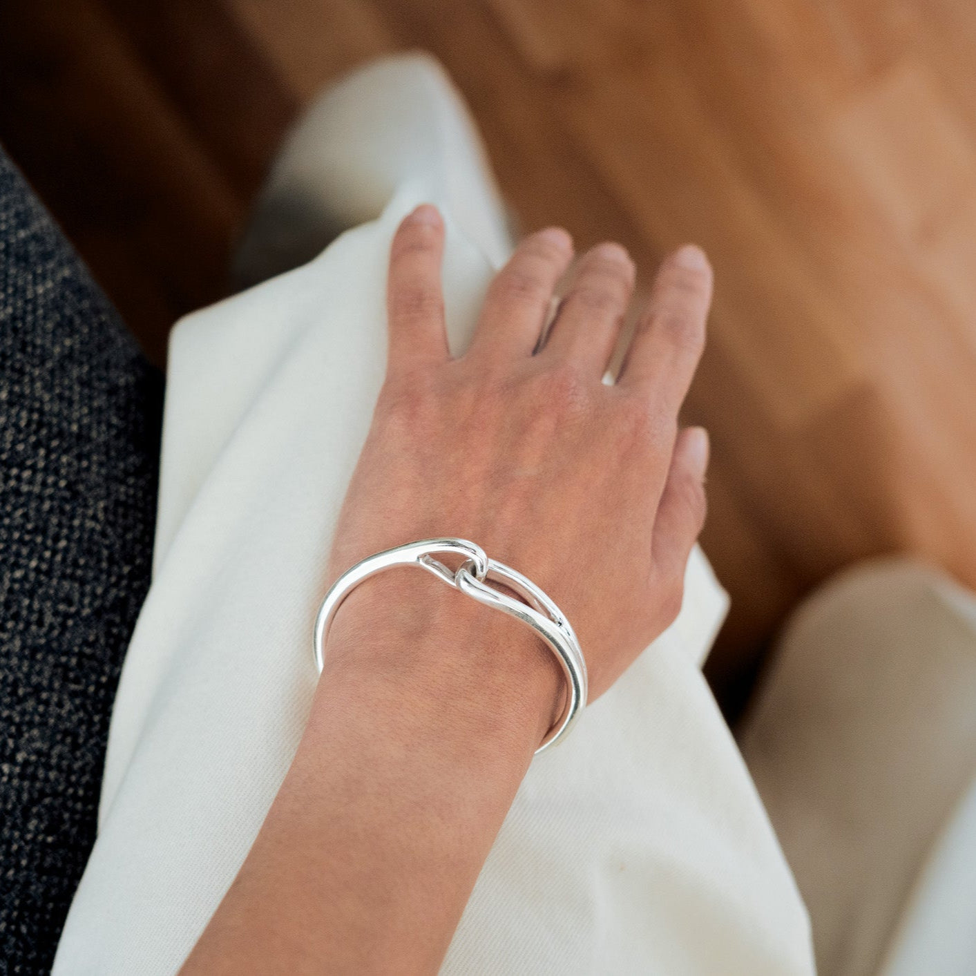 Silver knotted bracelet – Zivagi