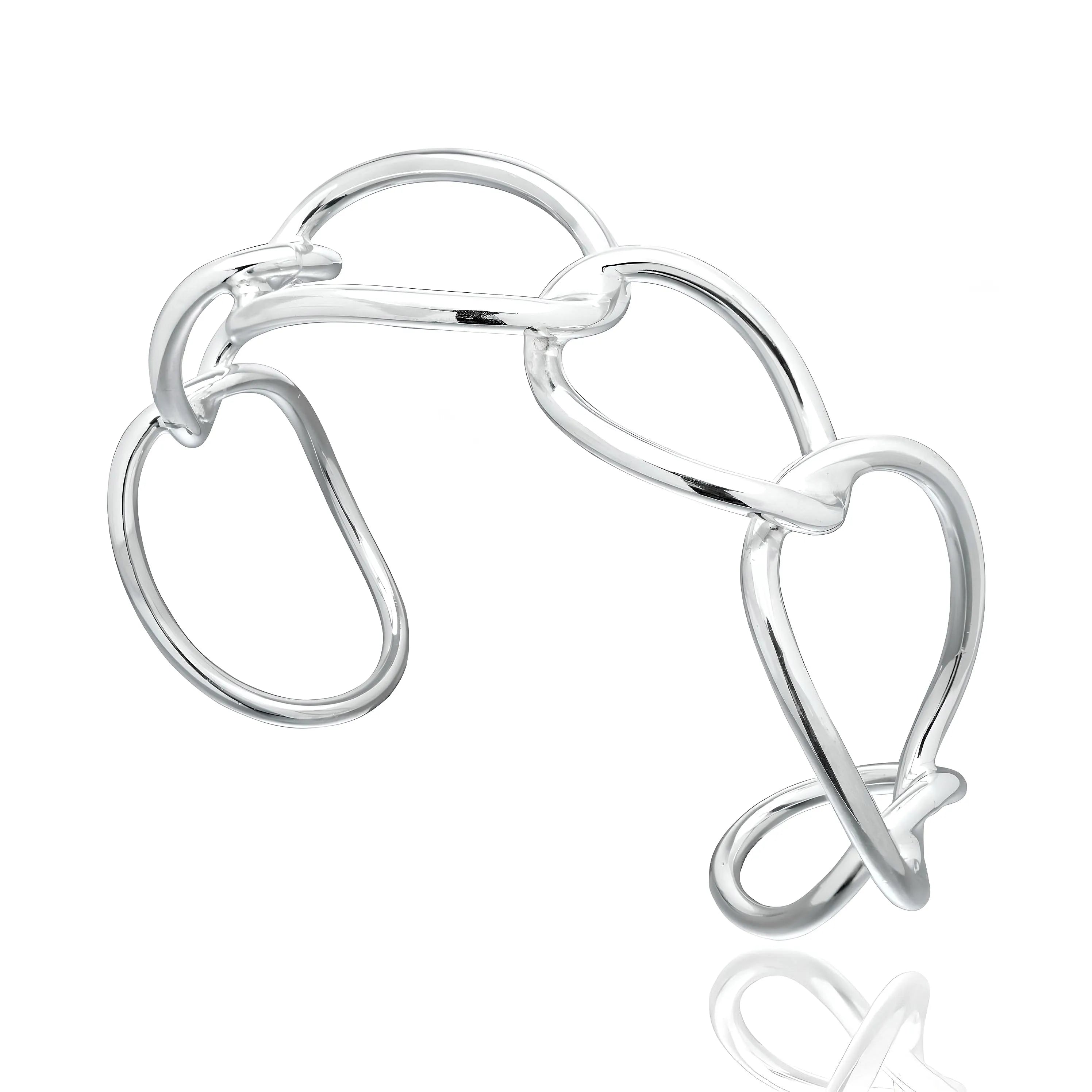 Link Cuff – Silver Bracelet