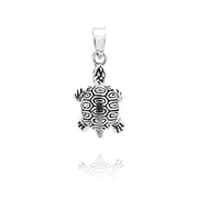 Silver Turtle Pendant